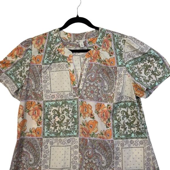 Cato xl PLUS SIZE PAISLEY PATCH DRESS - Picture 5 of 15